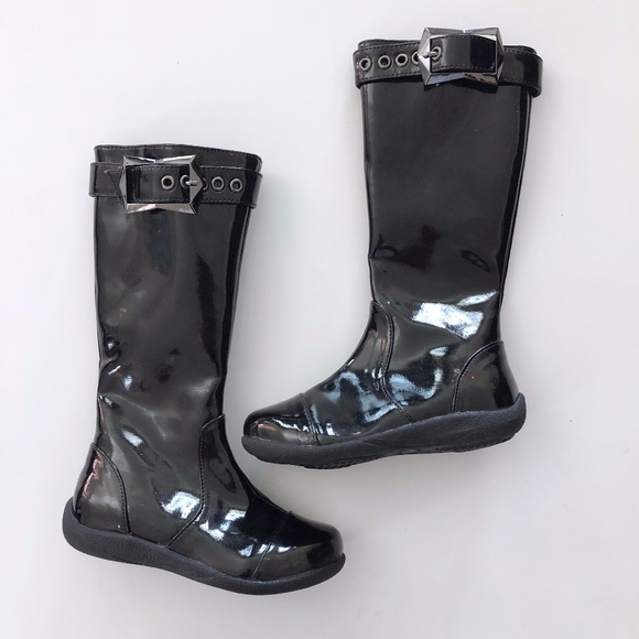 Aline Other - Girls Aline Black Patent Tall Boots 8